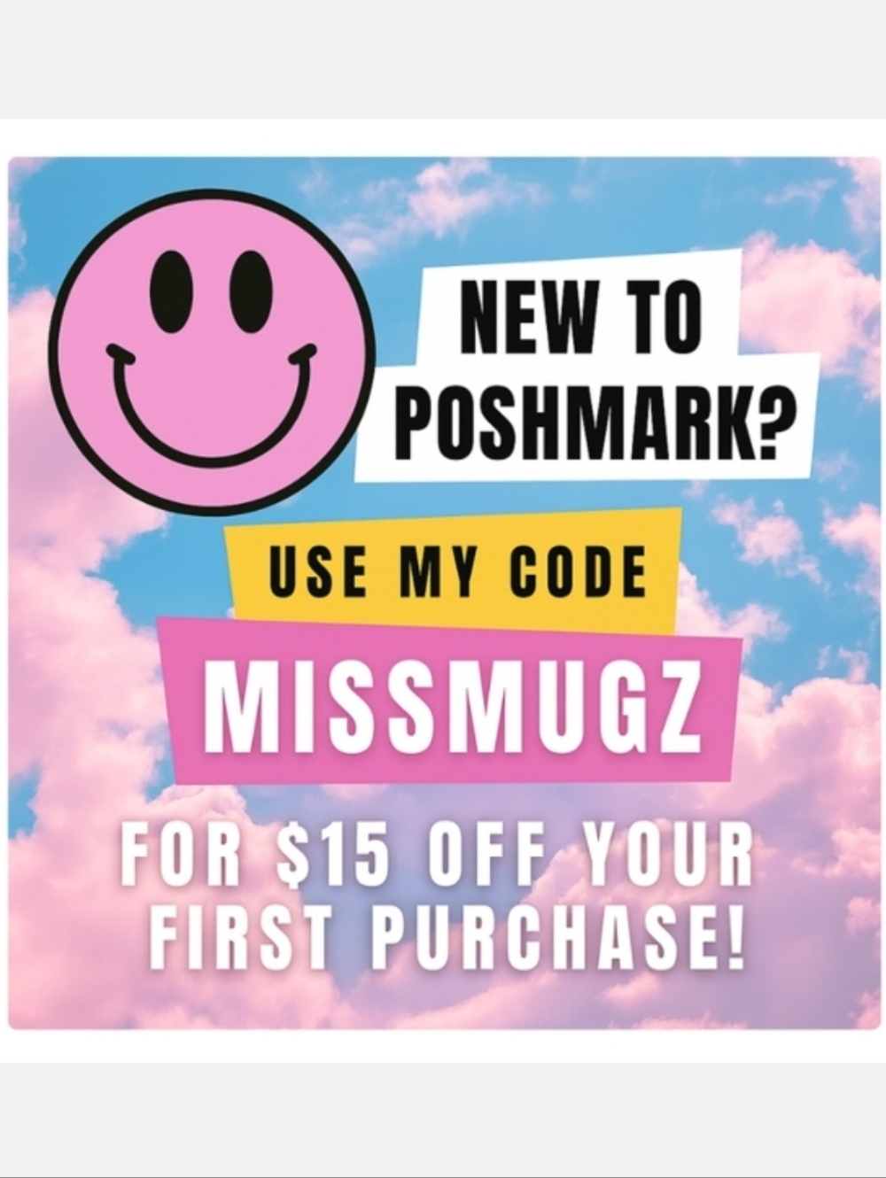 New to Poshmark $15 Off Referral Code
